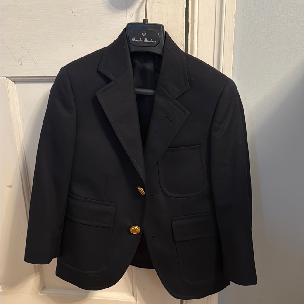 Brooks Brothers Kids Navy Blazer